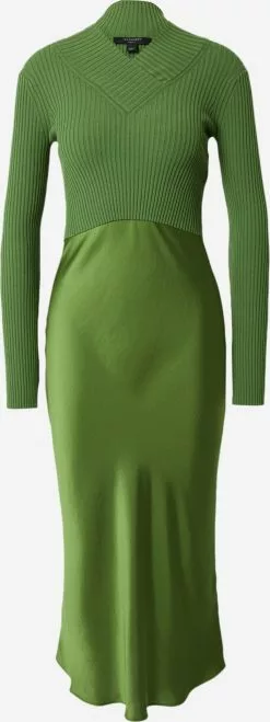 AllSaints Robes Midi Robe HANA Femme Vert