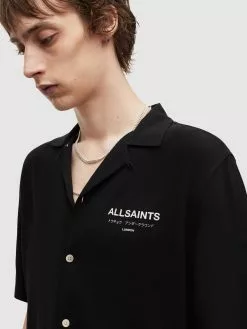 AllSaints Chemises Décontractées Coupe Regular Chemise UNDERGROUND Homme Noir -AllSaints Magasin D'usine ddcb959e1d5a4a0cd9bfc13a14057fc4