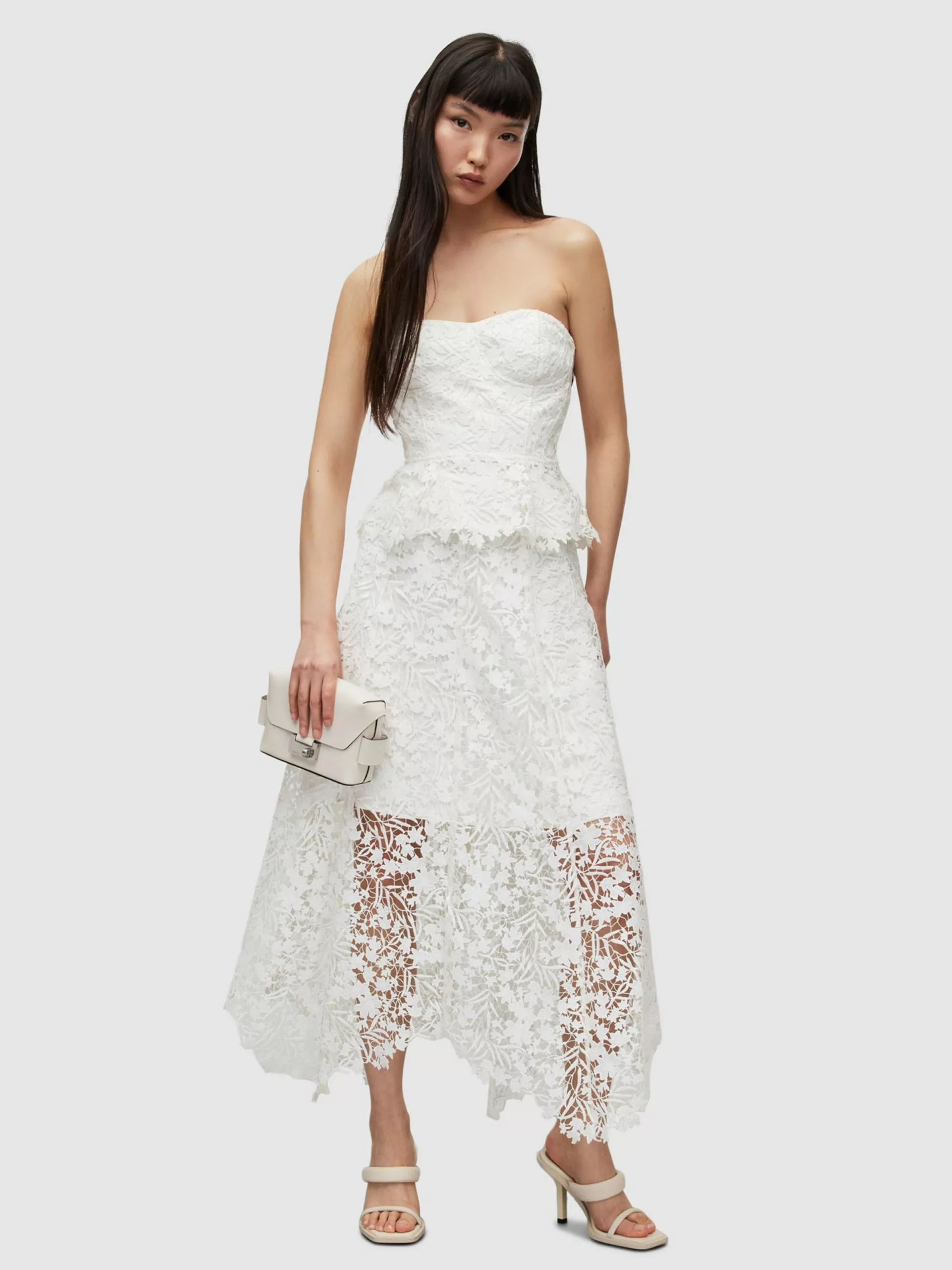 AllSaints Blouses Chemisier SIENNA Femme Blanc 7 AllSaints Blouses Chemisier SIENNA Femme Blanc – Image 5