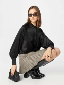 AllSaints Chemisiers Chemisier OANA Femme Noir -AllSaints Magasin D'usine dfb58dfdea71106bbee44b42b5a5589e