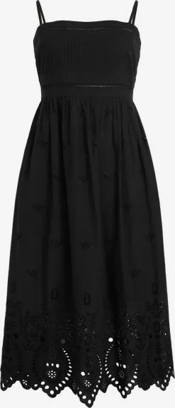 AllSaints Robes Midi Robe WHITLEY Femme Noir