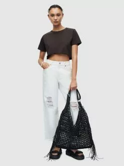 AllSaints T-shirts T-shirt SOPH Femme Noir Chiné -AllSaints Magasin D'usine e430a72c8a7cb8cc16baa916bebae08f