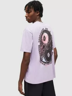 AllSaints T-shirts T-Shirt Homme Violet -AllSaints Magasin D'usine e5c0694f8d5694b931aa8425fee16136