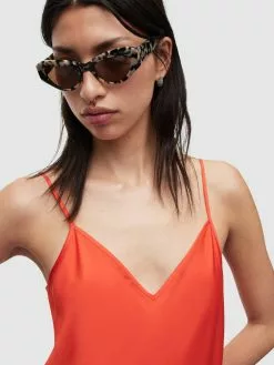 AllSaints Robes Longues Robe HERA Femme Rouge Orangé 7 AllSaints Robes Longues Robe HERA Femme Rouge Orangé -AllSaints Magasin D'usine e685308ffce95096b2e5a1a522bc767b