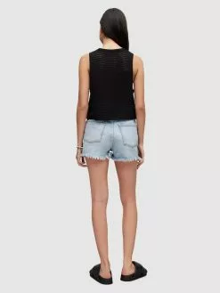 AllSaints Shorts En Jean Regular Jean LIBBY Femme Bleu Clair -AllSaints Magasin D'usine ea5ec777cda849d7648cef60d5e6a759