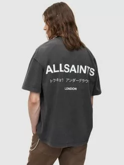 AllSaints T-shirts T-Shirt Underground Homme Anthracite -AllSaints Magasin D'usine ea7331f2fcc998b2a339407881454ff7
