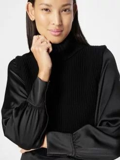 AllSaints Robes Midi Robe ZOEY Femme Noir -AllSaints Magasin D'usine ecda90bcedf5403ddb47878b0b549a13