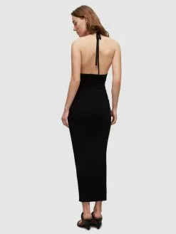 AllSaints Robes Robes En Maille TONI Femme Noir -AllSaints Magasin D'usine f25f70f39bd2084f4bc0e63a2edf8ffb