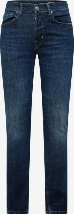 AllSaints Droits Regular Jean CIGARETTE Homme Bleu Foncé