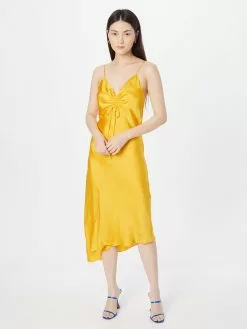 AllSaints Robes Midi Robe ALEXIA Femme Mandarine -AllSaints Magasin D'usine f51c5e896d978c6e1b155de1fca8aa93