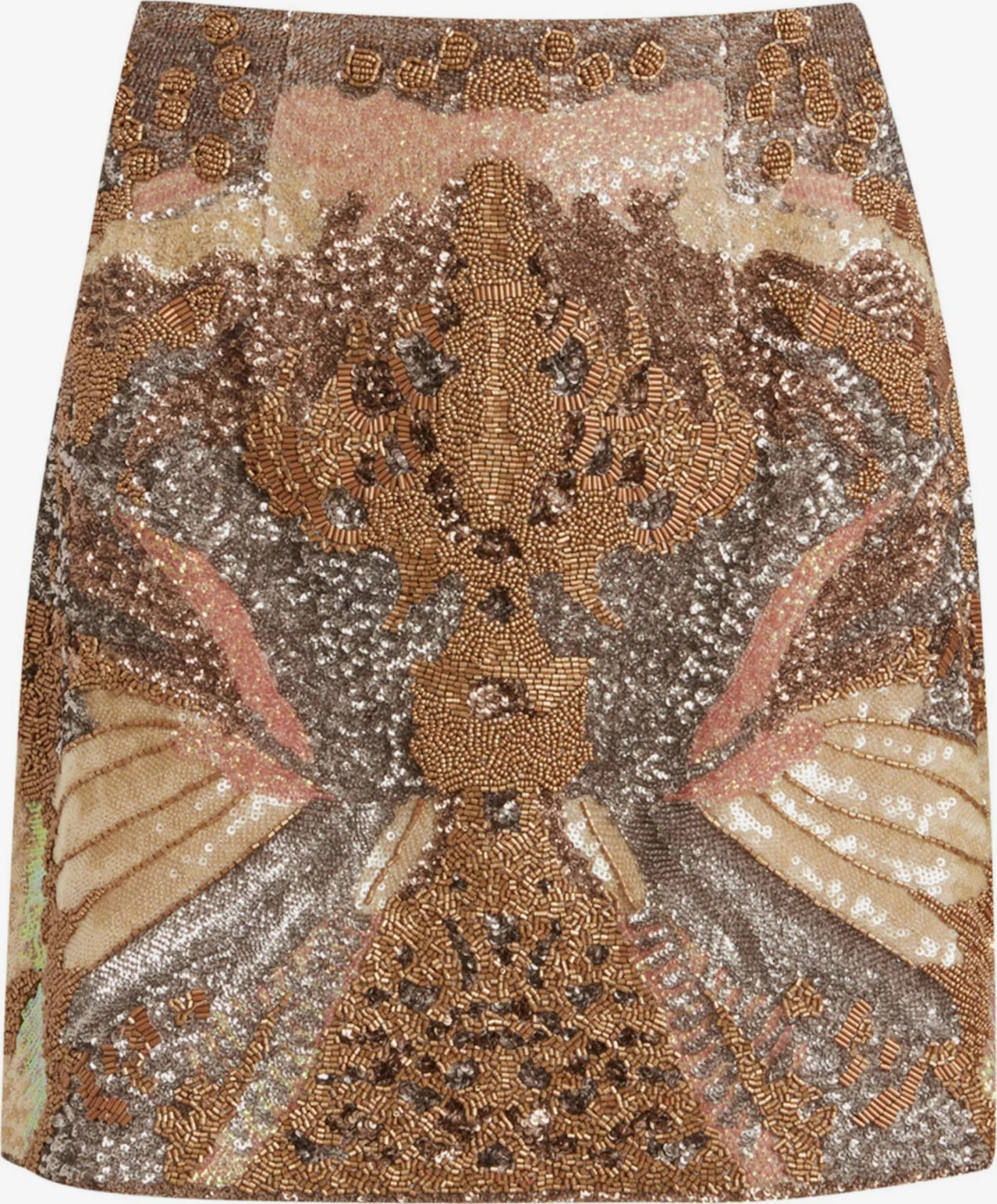 AllSaints Mini-jupes Jupe JAMILIA Femme Or 3 AllSaints Mini-jupes Jupe JAMILIA Femme Or