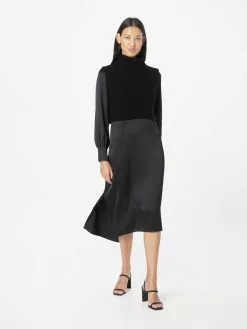 AllSaints Robes Midi Robe ZOEY Femme Noir -AllSaints Magasin D'usine f8914c246c1d6f476754893147e174e4