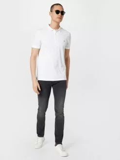 AllSaints Polos T-Shirt Homme Blanc -AllSaints Magasin D'usine fef4e73ab0693d9f43b986c0425c6e72